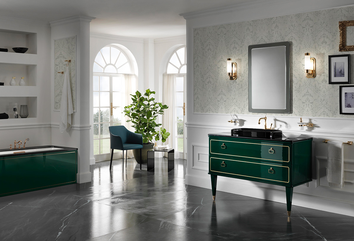 Elegant classic bathroom design